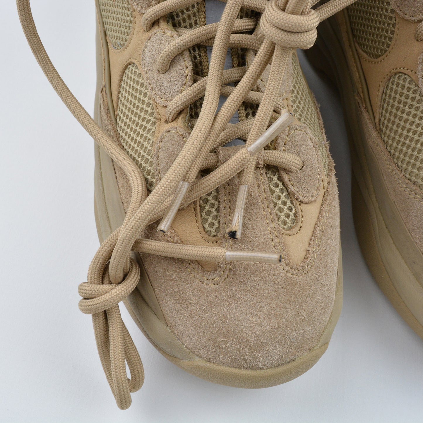 YEEZY Season 6 (2018) - Thick Suede, Mesh and Nubuck Desert Boot (Taupe) - size 42