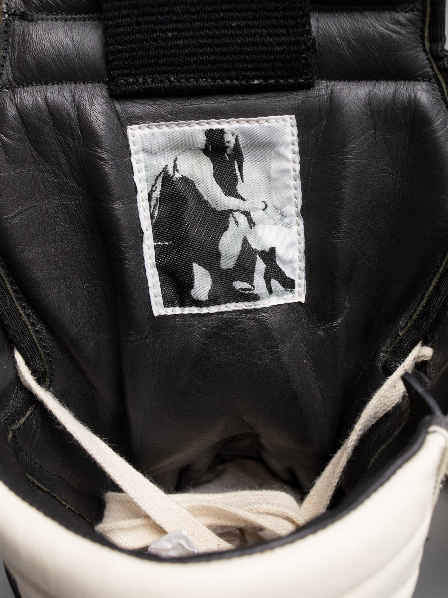 Rick Owens S/S 2015 Dirty Silver Geobasket - size 40