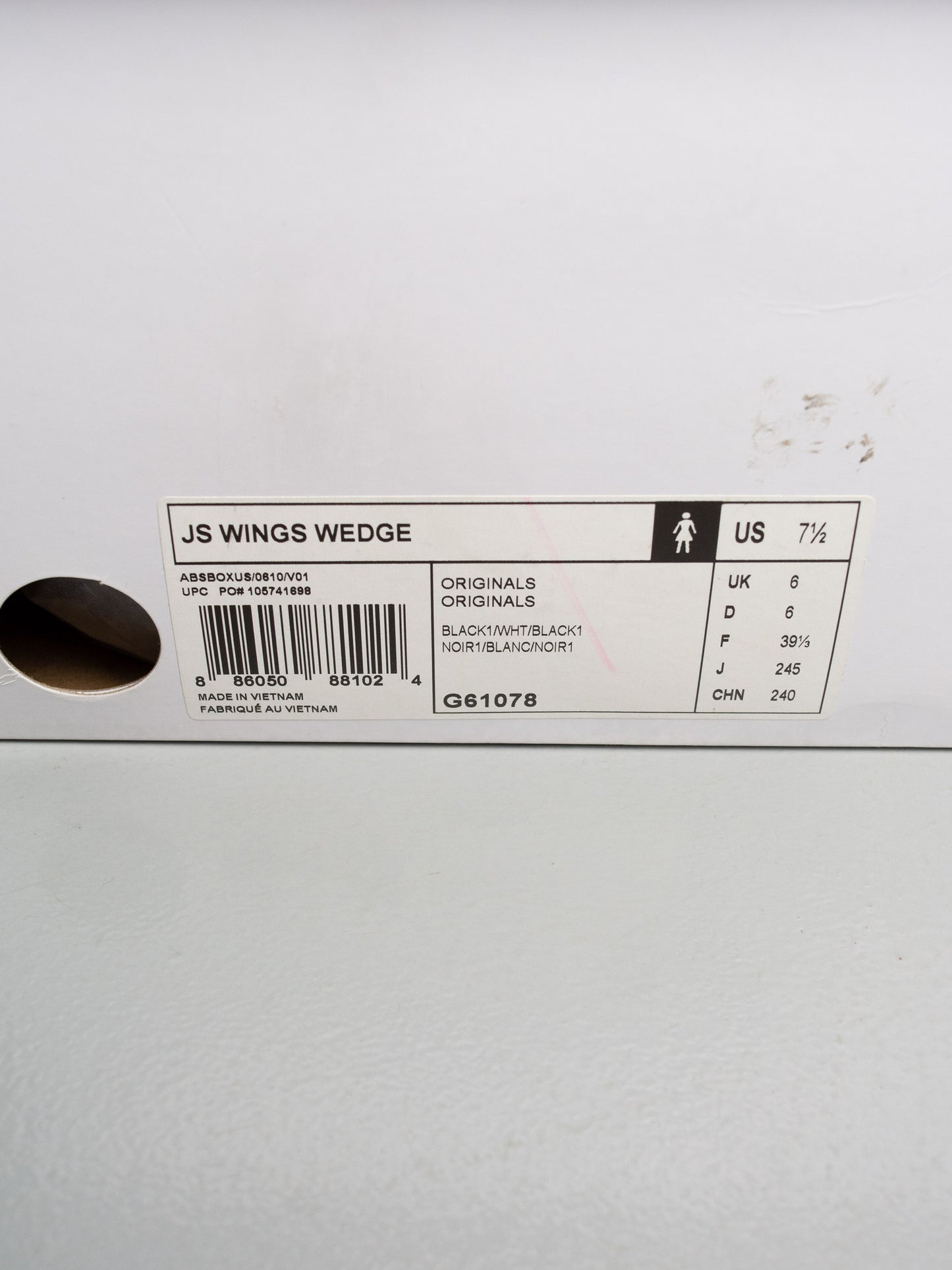 adidas Originals by Jeremy Scott A/W 2012 JS Wings Wedge "Butterfly" - size 39 1/3
