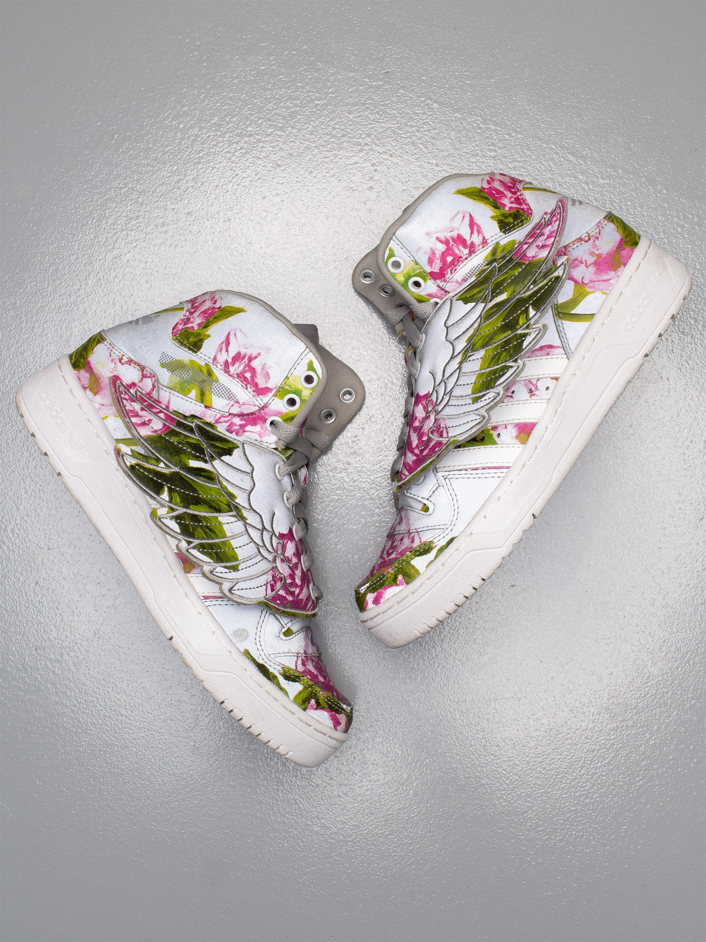 adidas Originals by Jeremy Scott S/S 2015 JS Wings Floral - size 37 1/3