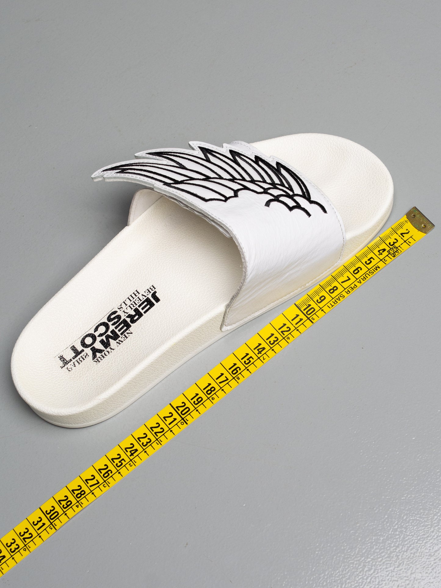 adidas Originals X Jeremy Scott 2022 Monogram Adilette Wings - size 42