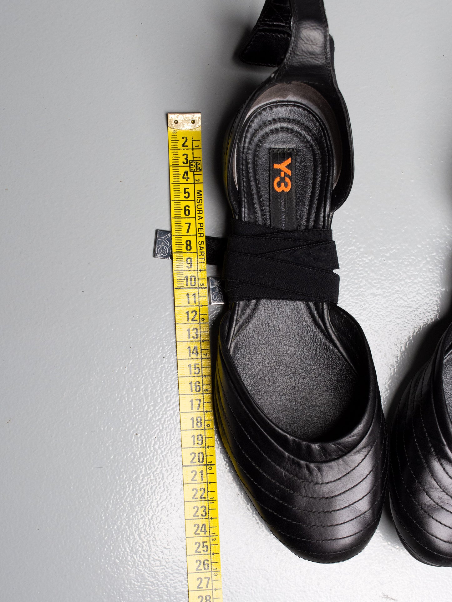 Y-3 S/S 2005 lace-up ballet flats - size 39 1/3