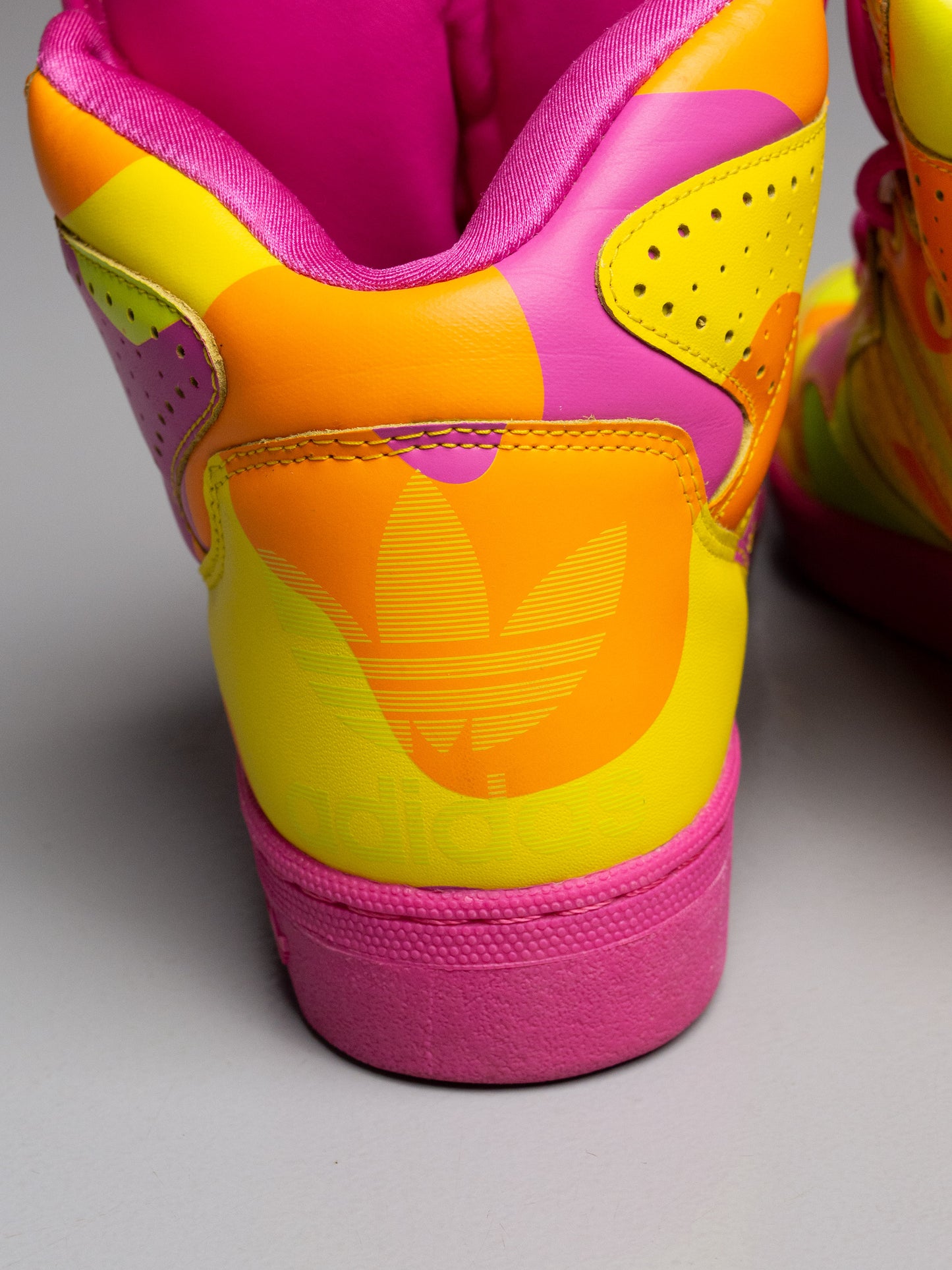 adidas Originals by Jeremy Scott A/W 2013 JS Instinct Hi Neon Camo - size 39 1/3