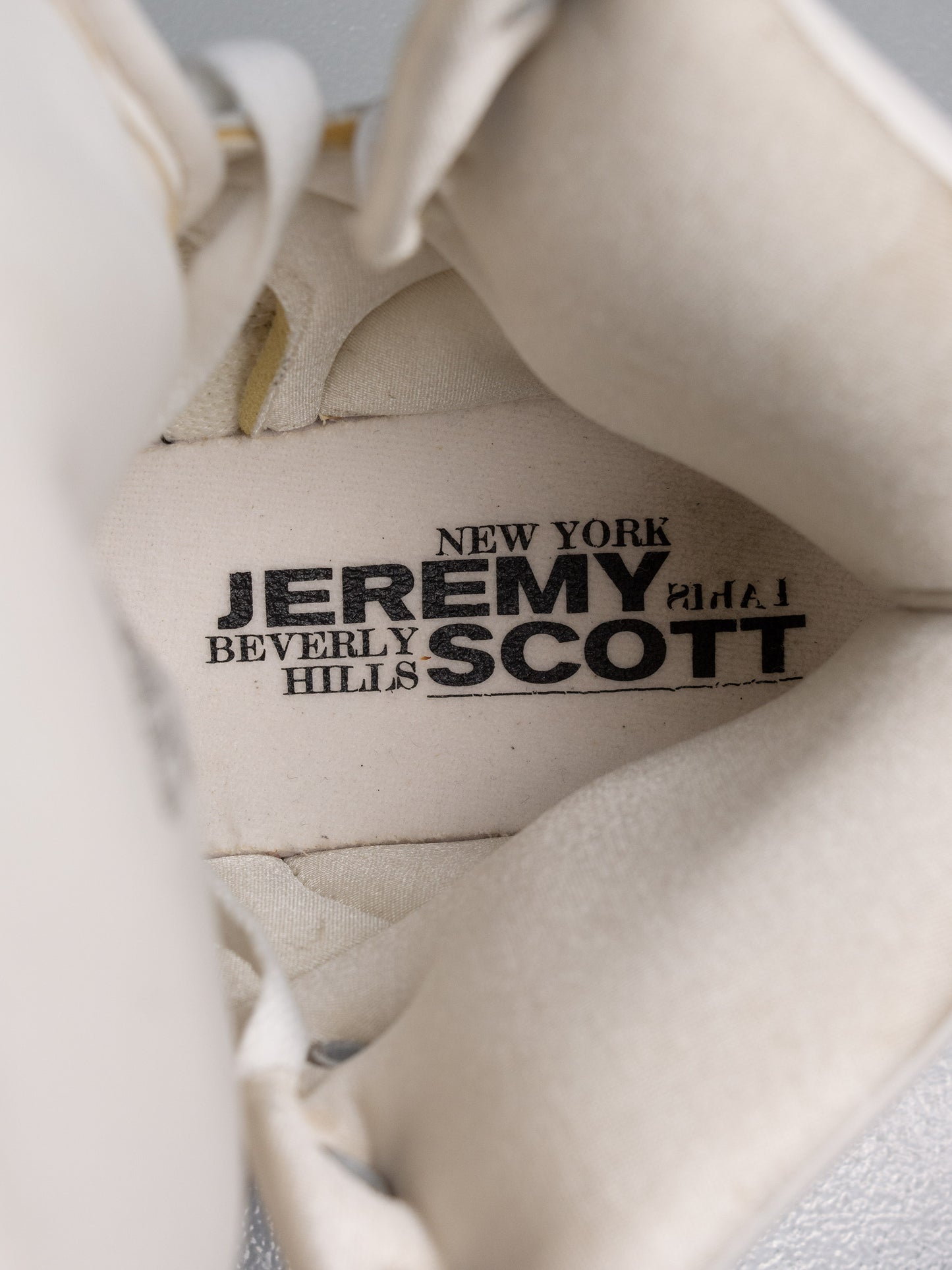adidas Originals by Jeremy Scott S/S 2012 JS Instinct Hi (white) - size 45 1/3