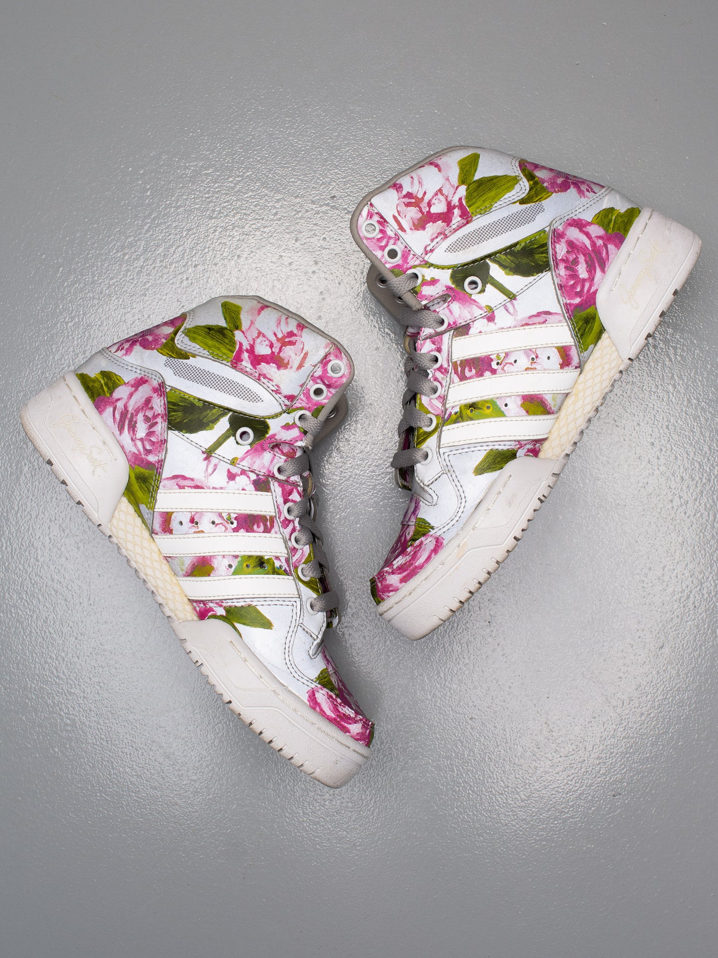 adidas Originals by Jeremy Scott S/S 2015 JS Wings Floral - size 37 1/3