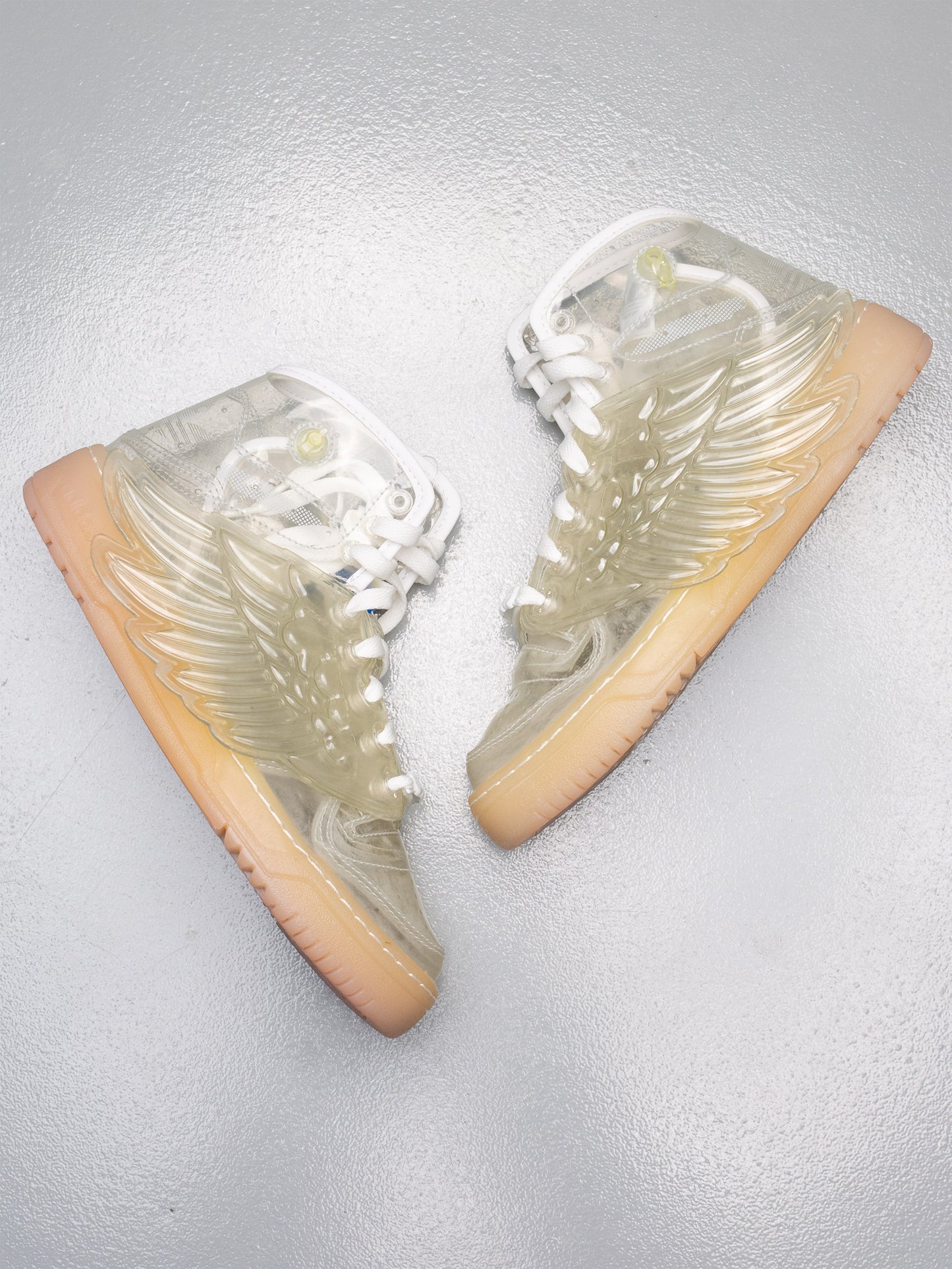 adidas Originals by Jeremy Scott S/S 2011 JS Wings "Clear" - size 39 1/3