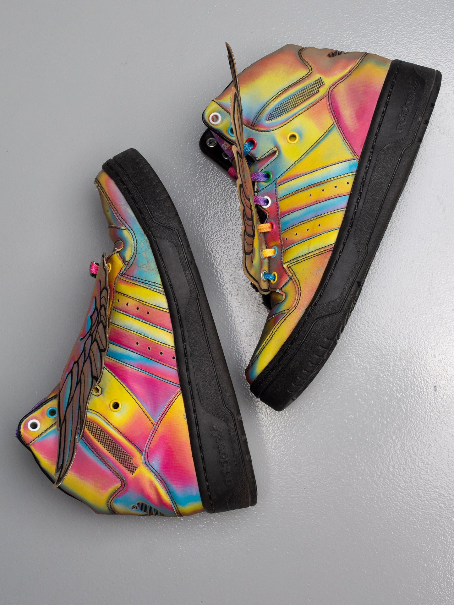 adidas Originals by Jeremy Scott S/S 2010 JS Wings "Rainbow" - size 42