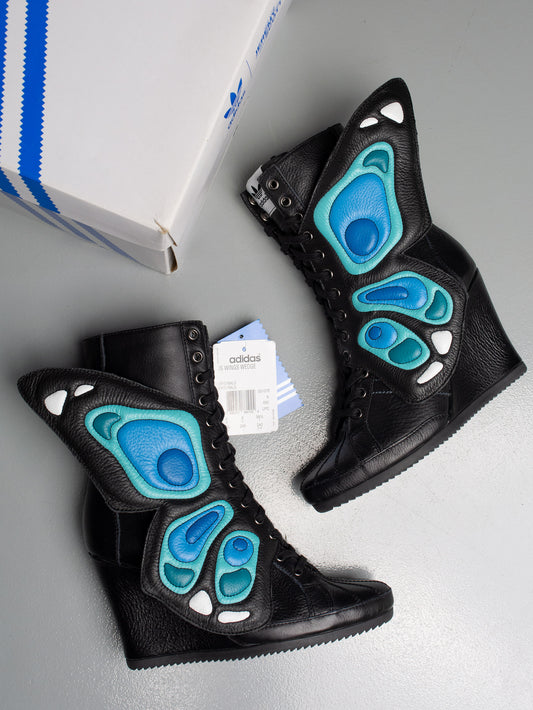 adidas Originals by Jeremy Scott A/W 2012 JS Wings Wedge "Butterfly" - size 39 1/3