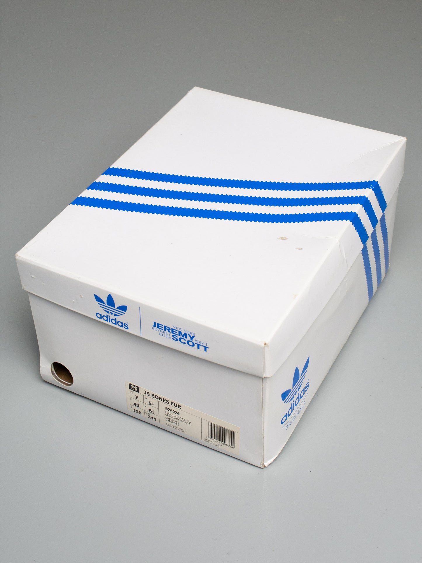 adidas Originals by Jeremy Scott S/S 2015 JS Bones Fur - size 40