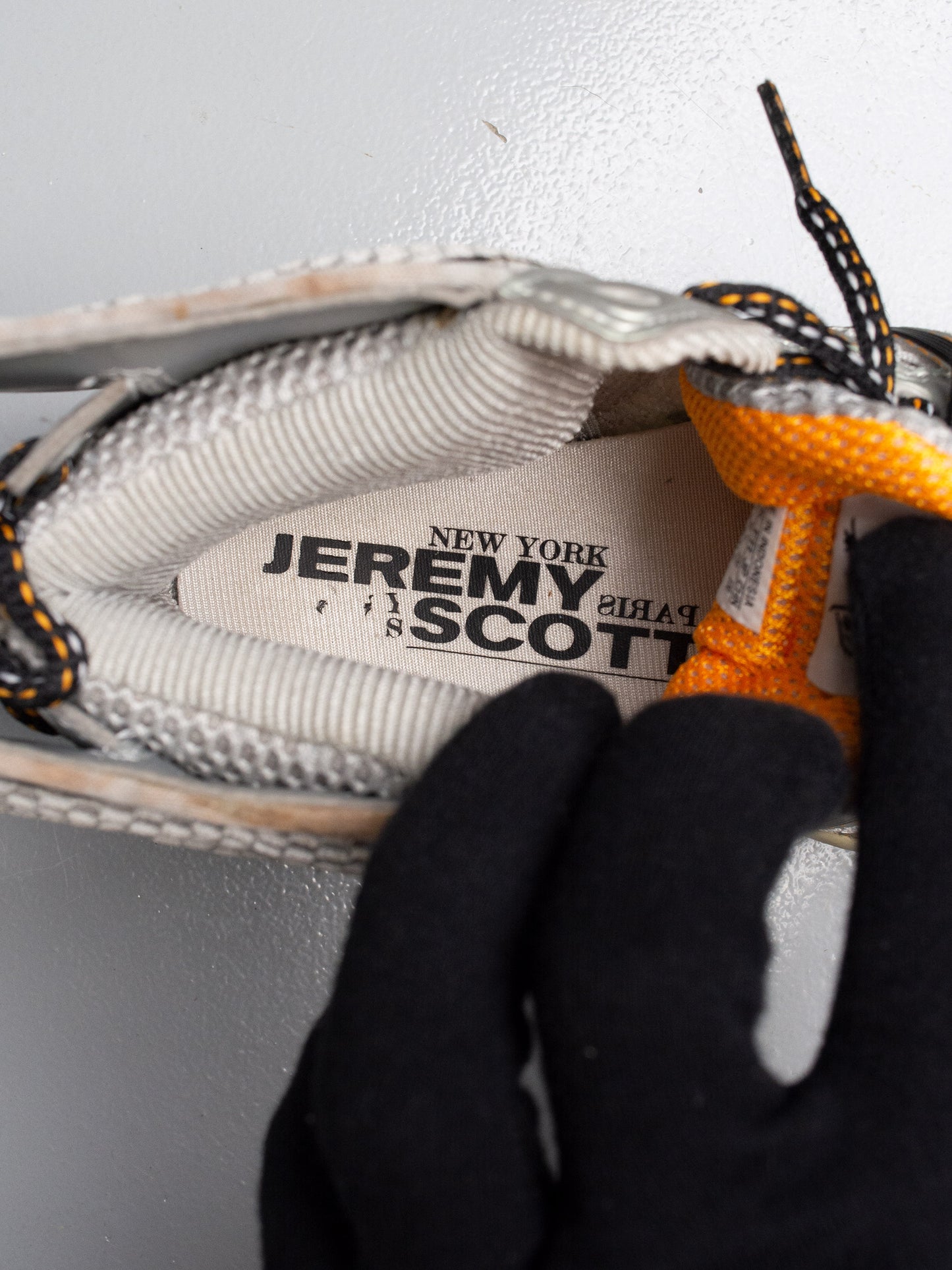 adidas Originals by Jeremy Scott A/W 2012 JS Wings "Mesh" (Metallic Silver) - size 37 1/3