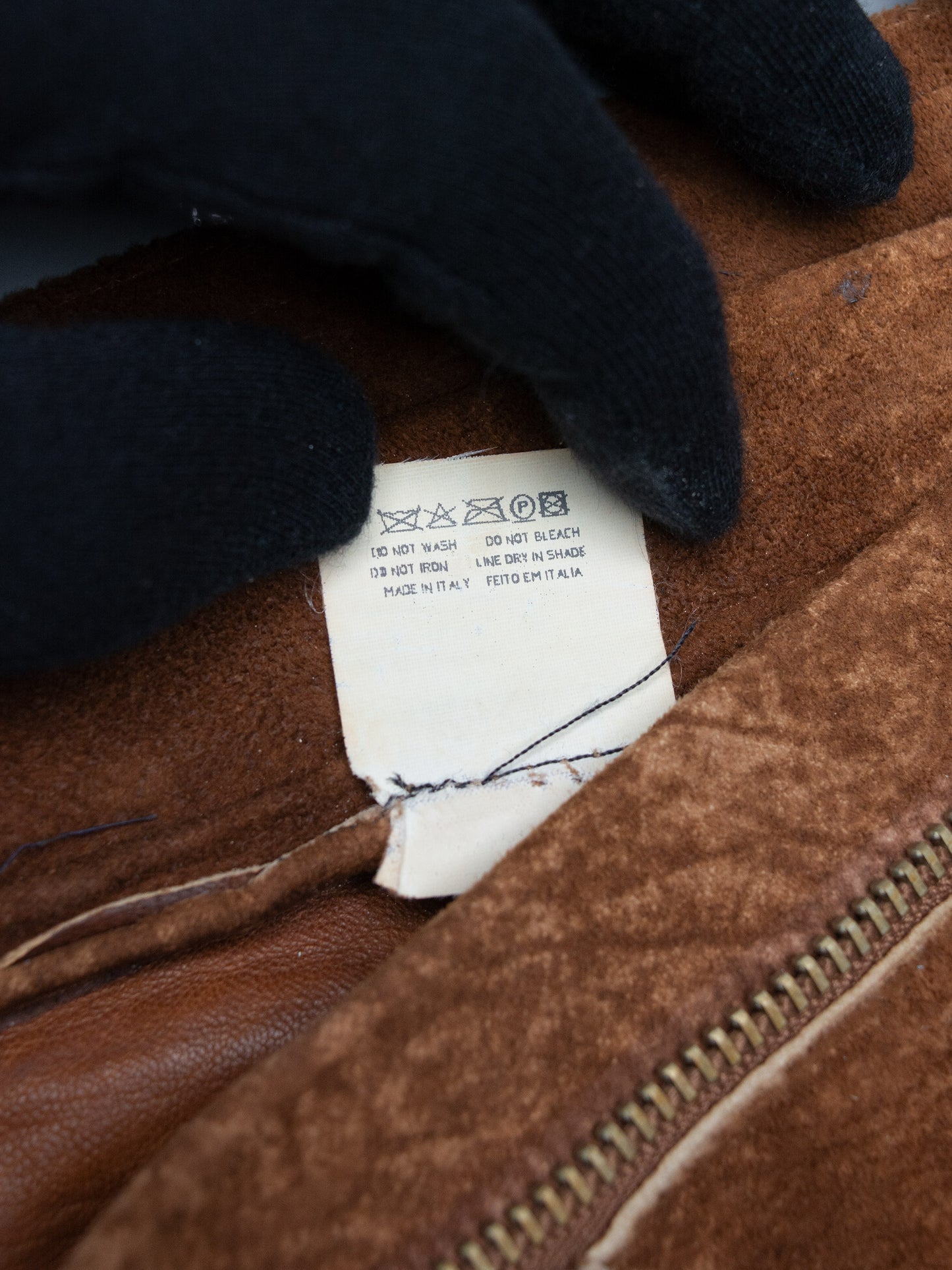 JPG.Jean's - (vintage) - men's belted cowhide leather pants - size 54