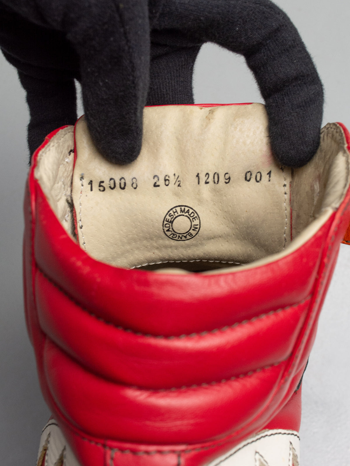 JC/DC by JC de Castelbajac shark sneakers (red)
