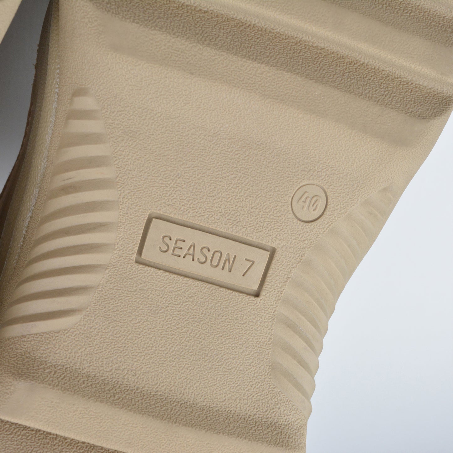 YEEZY Season 7 (2018) - Thick Suede, Mesh and Nubuck Desert Boot (Taupe) - size 40