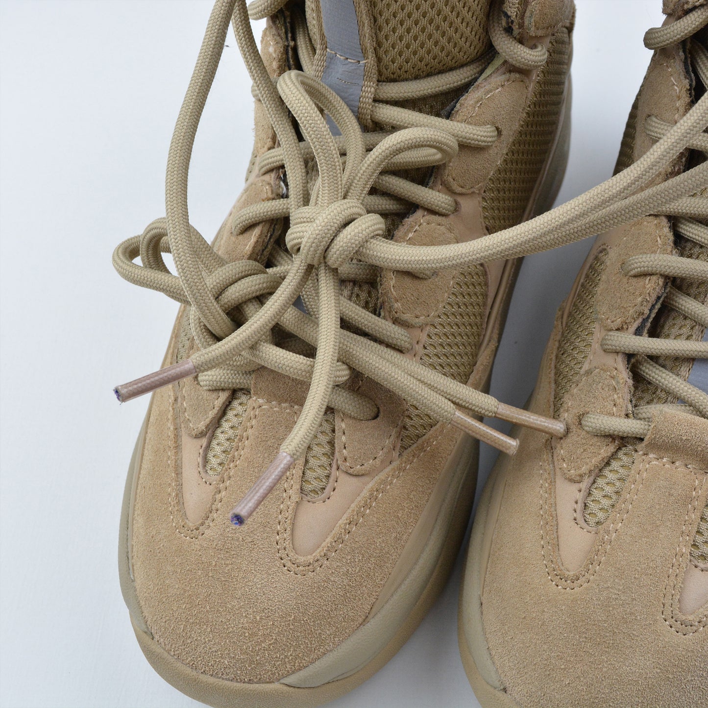 YEEZY Season 7 (2018) - Thick Suede, Mesh and Nubuck Desert Boot (Taupe) - size 40