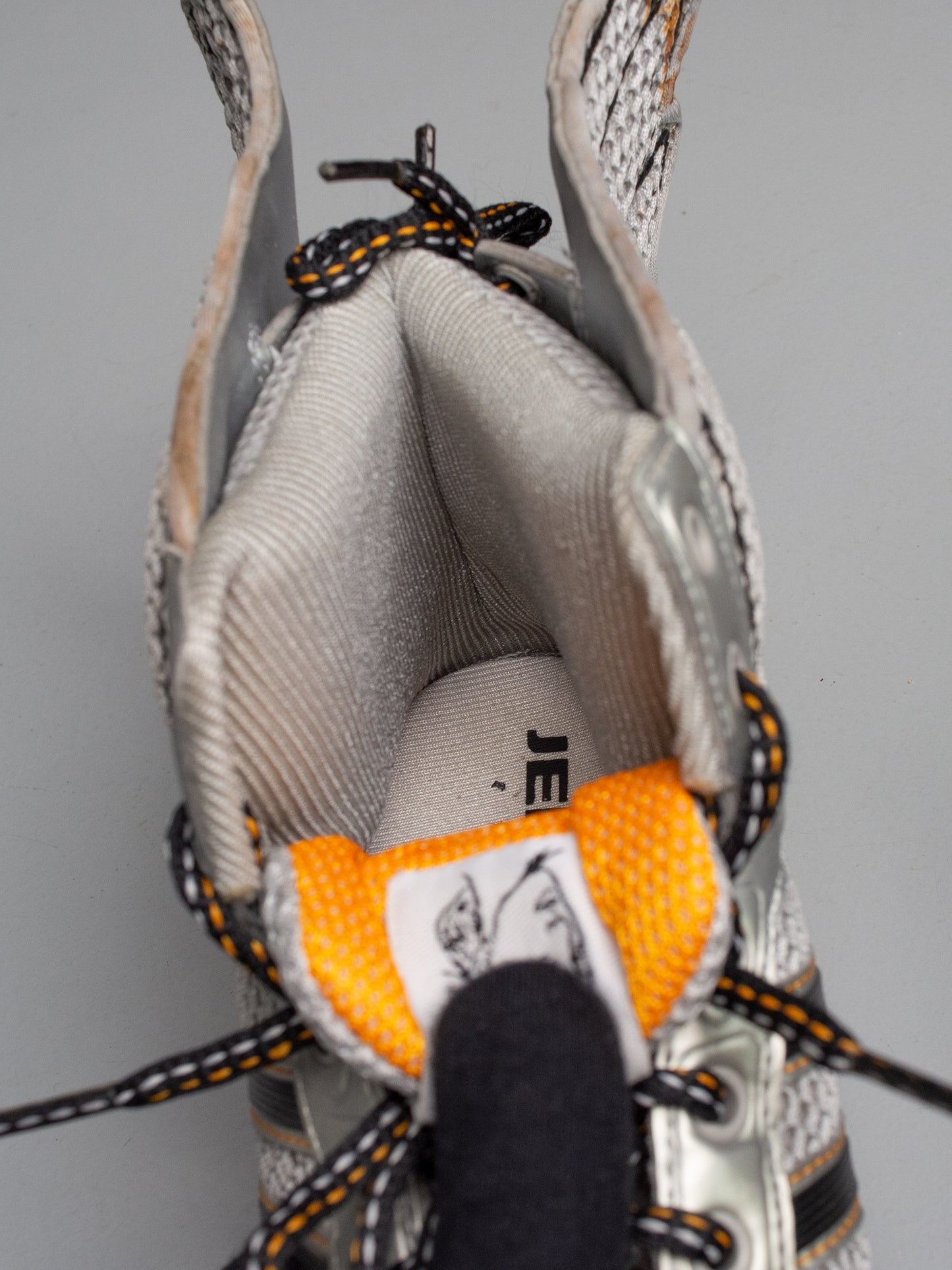 adidas Originals by Jeremy Scott A/W 2012 JS Wings "Mesh" (Metallic Silver) - size 37 1/3
