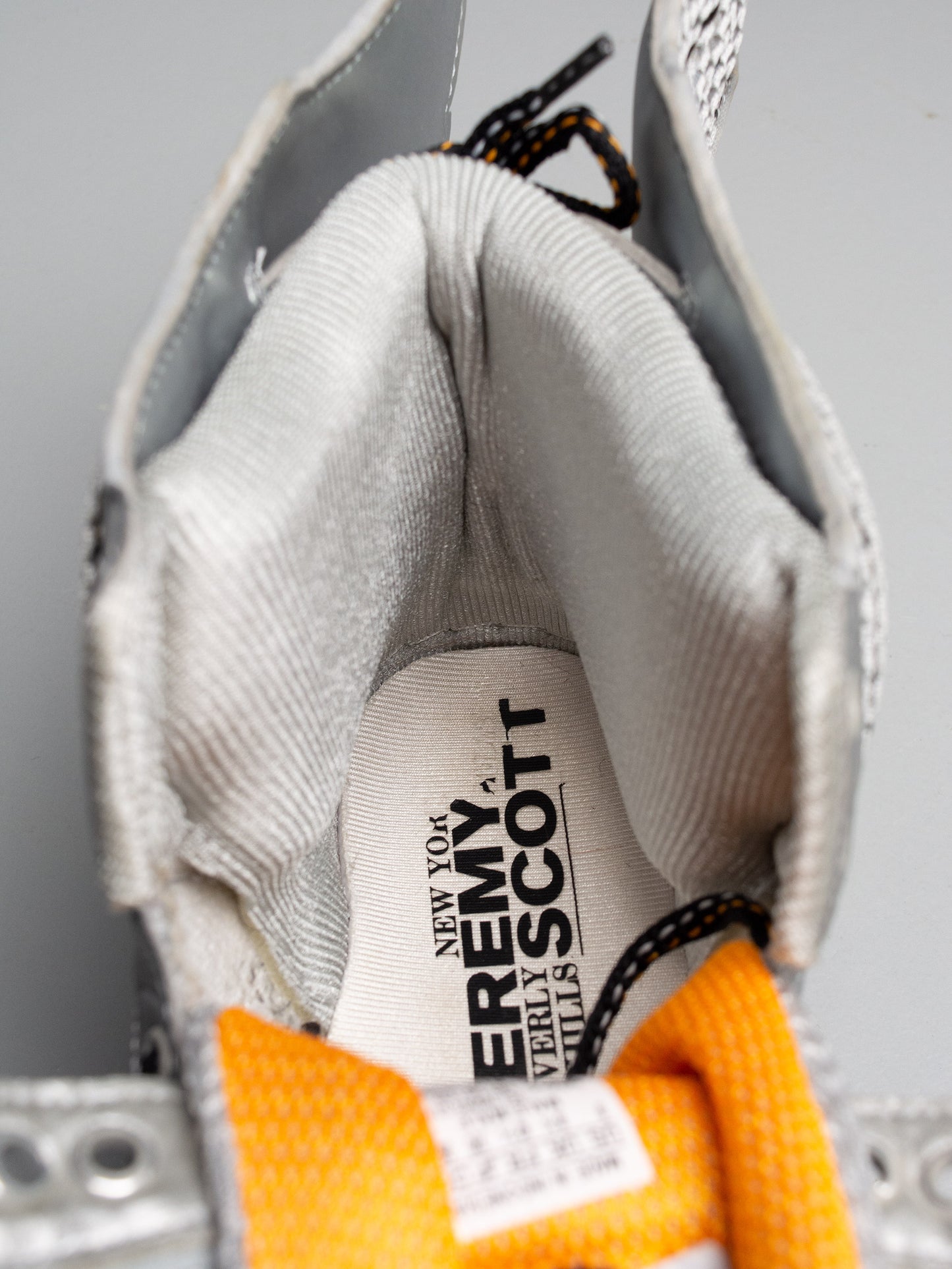 adidas Originals by Jeremy Scott A/W 2012 JS Wings "Mesh" (Metallic Silver) - size 42 2/3