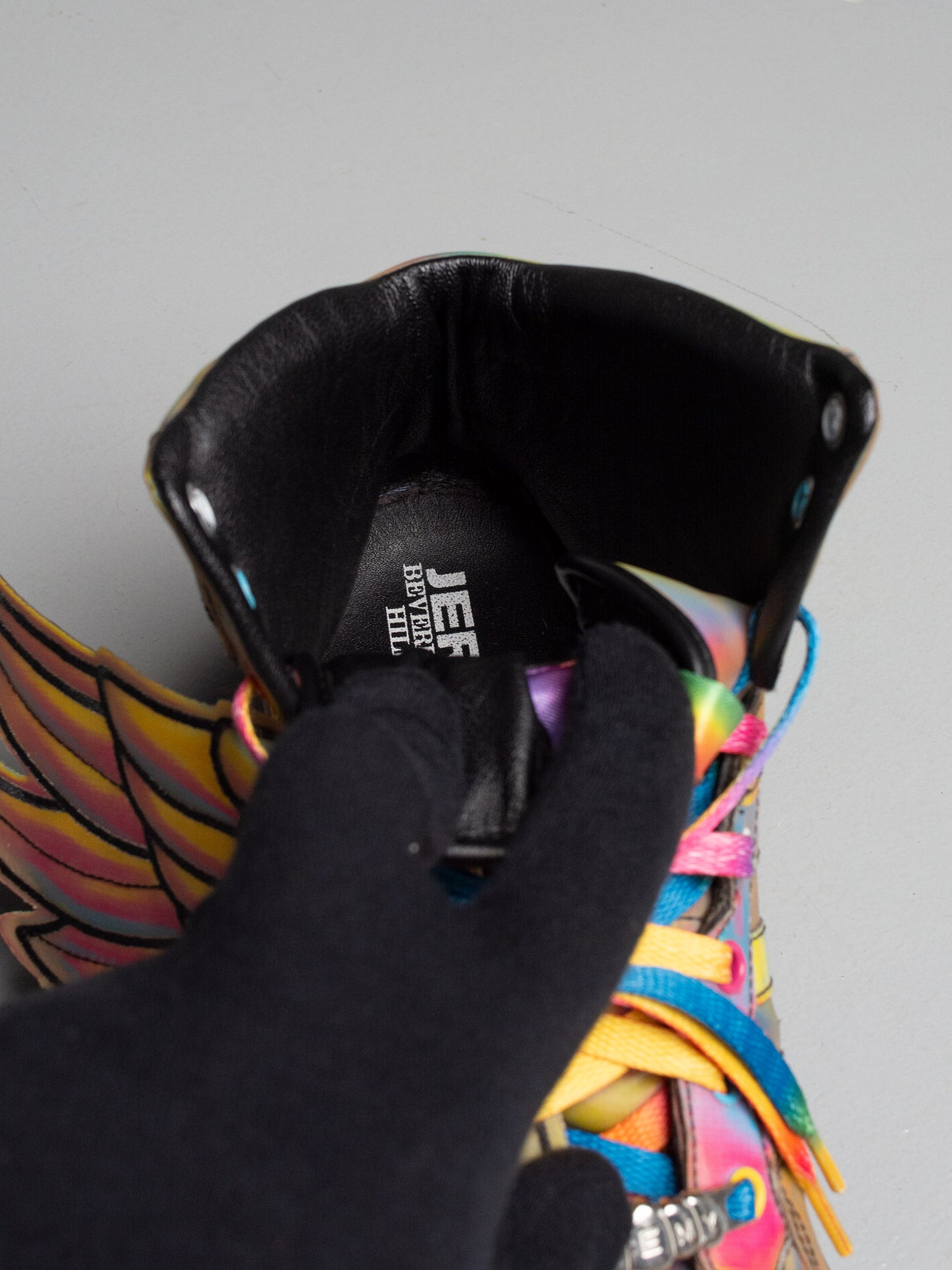 adidas Originals by Jeremy Scott S/S 2010 JS Wings "Rainbow" - size 42