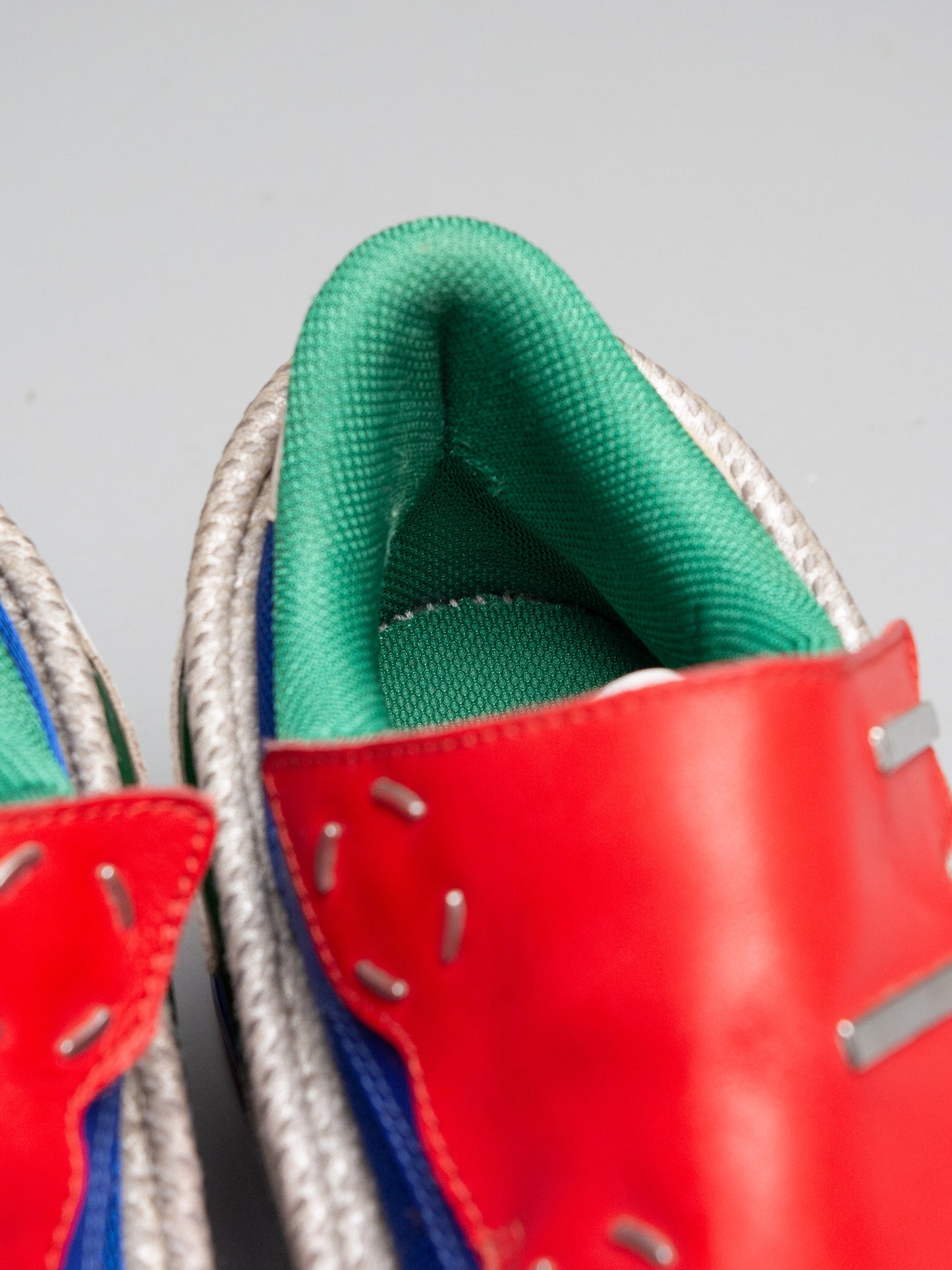 adidas X Raf Simons S/S 2014 Super Trekker (red/blue) - size 40 2/3