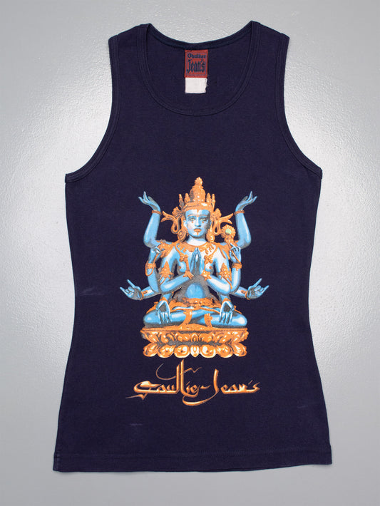1990's Gaultier Jean's Buddhism tank top - women's size 40