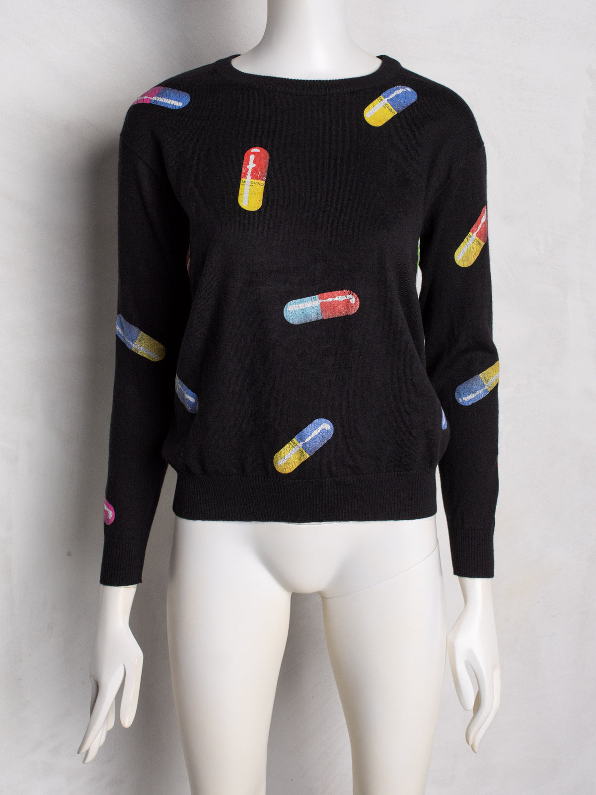 Moschino S/S 2017 pills sweater - women's size XS