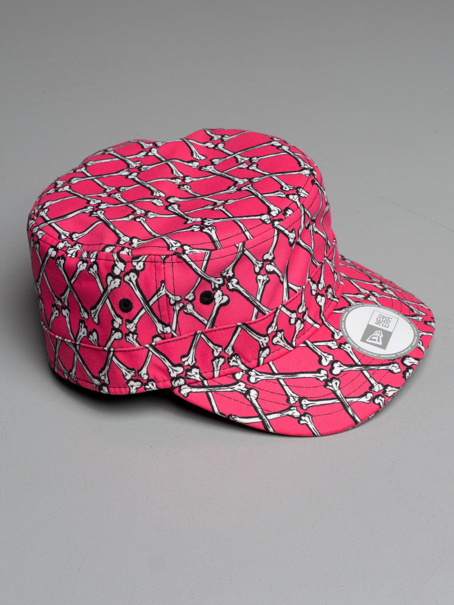 New Era X Jeremy Scott A/W 2013 Bones Argyle Military Cap - size L