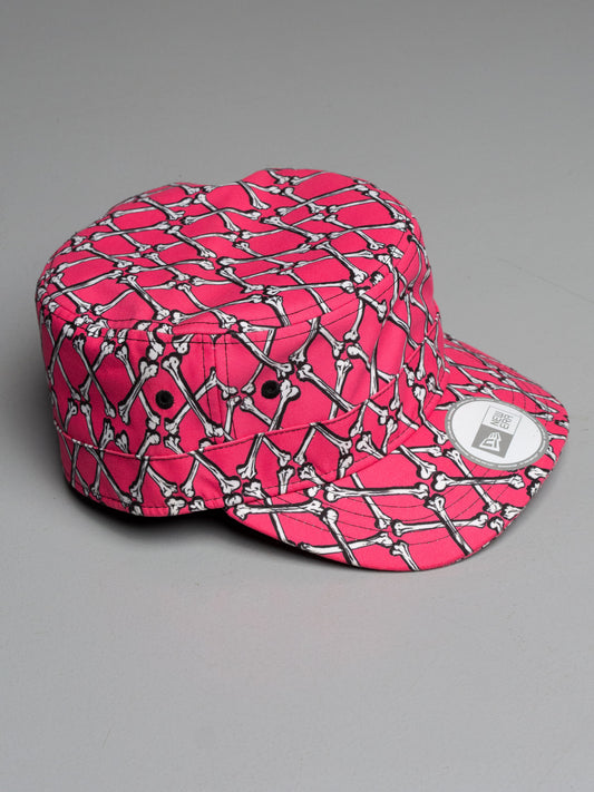 New Era X Jeremy Scott A/W 2013 Bones Argyle Military Cap - size L