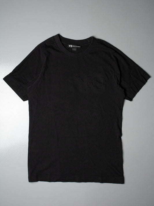 Y-3 - S/S 2017 - Debossed Logo Short Sleeve Tee (black) - size S