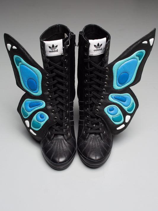 adidas Originals by Jeremy Scott A/W 2012 JS Wings Wedge "Butterfly" - size 39 1/3