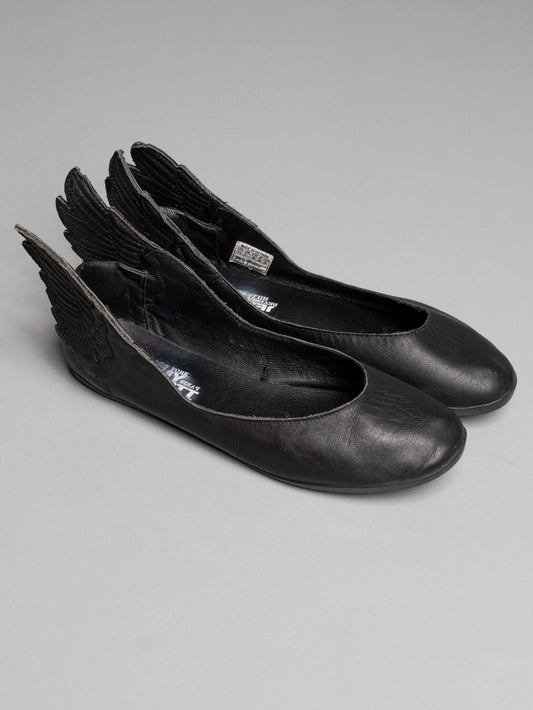 adidas Originals by Jeremy Scott A/W 2011 JS Wings Ballerinas (black) - size 38