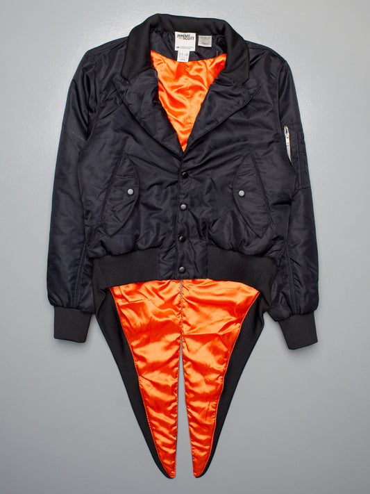 (sample) adidas Originals by Jeremy Scott A/W 2015 Tuxedo Bomber - women's size M