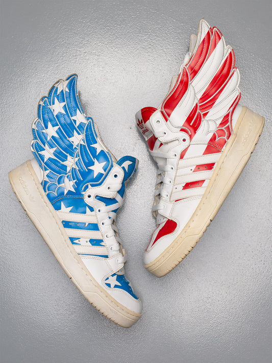 adidas Originals by Jeremy Scott S/S 2012 JS Wings 2.0 "Stars & Stripes" - size 42
