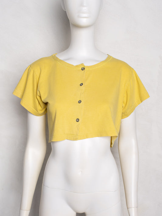 vintage Marithé & François Girbaud crop top