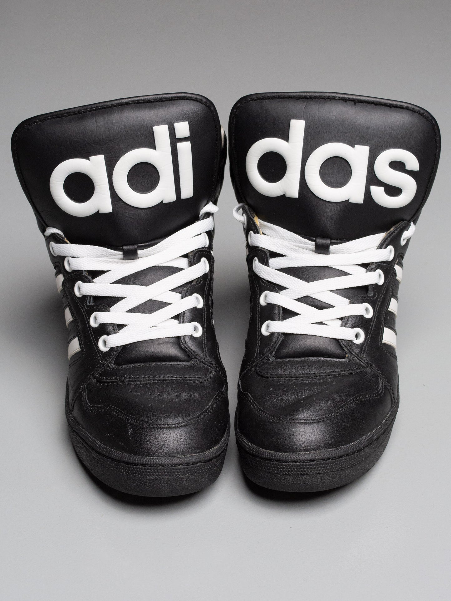 adidas Originals by Jeremy Scott A/W 2012 JS Instinct Hi (Black) - size 43 1/3