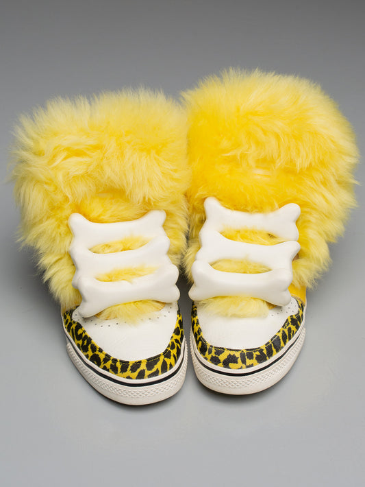 adidas Originals by Jeremy Scott S/S 2015 JS Bones Fur - size 43 1/3