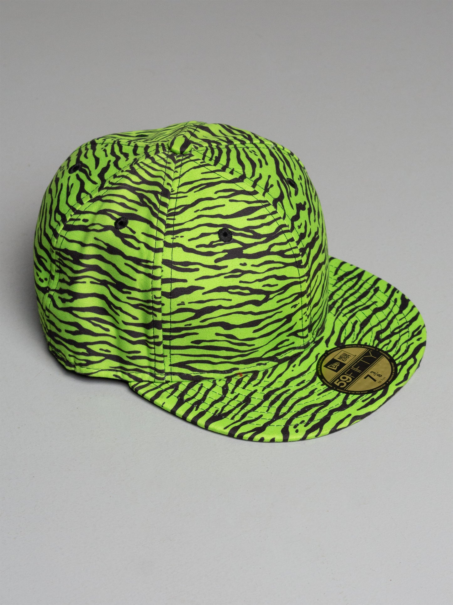 New Era X Jeremy Scott A/W 2013 Green Zebra 59Fifty fitted cap - size 7 3/8