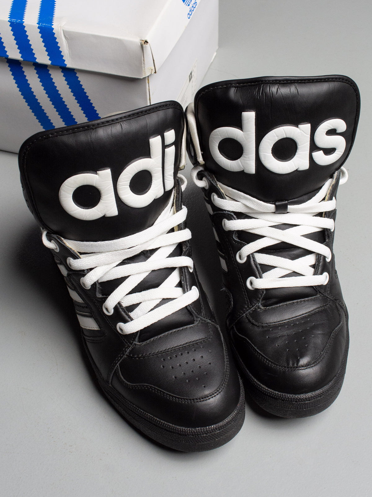 adidas Originals by Jeremy Scott A/W 2012 JS Instinct Hi (black) - size 43 1/3
