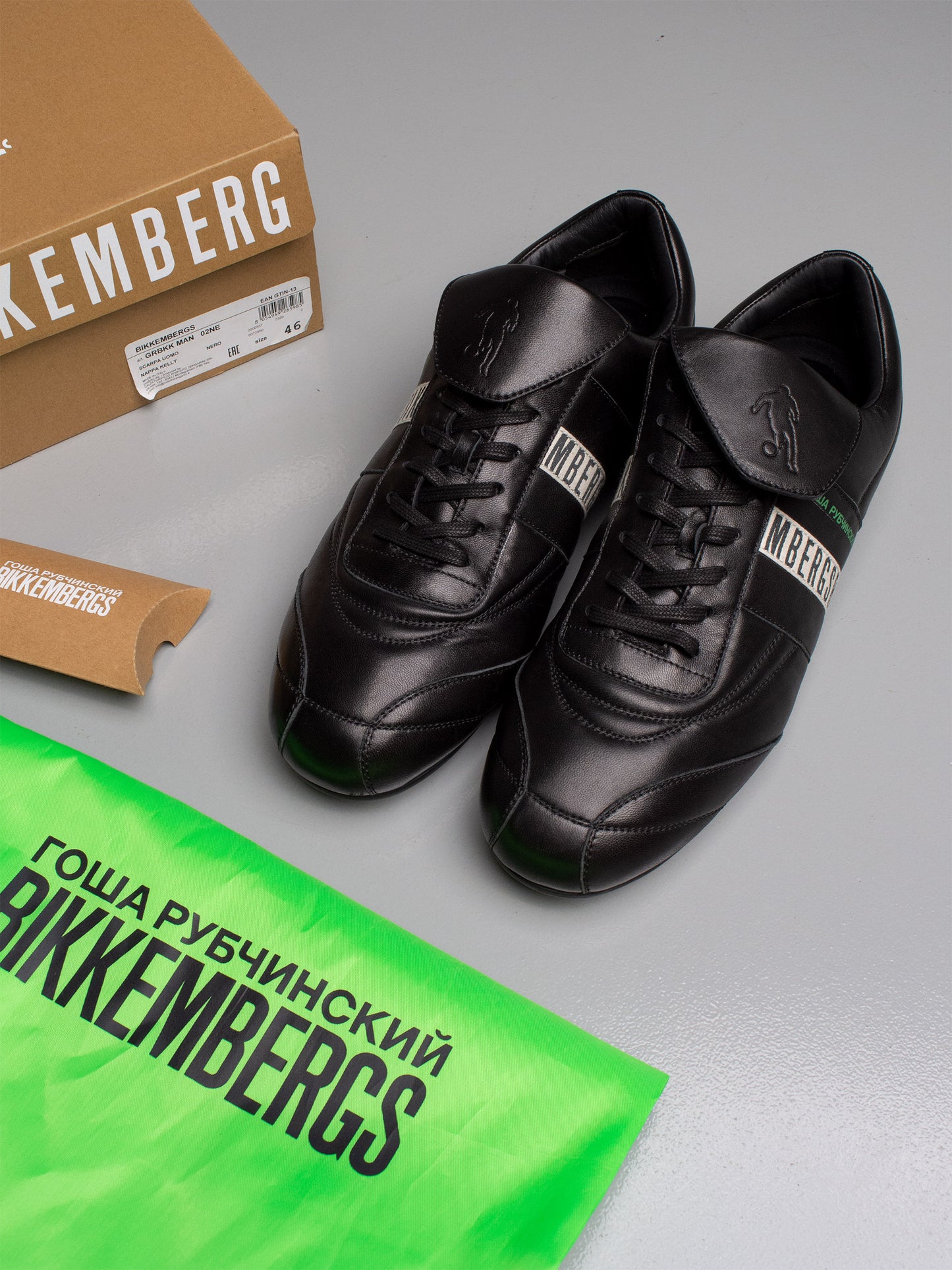 2025 Bikkembergs X Gosha Rubchinskiy Soccer (black) - size 46