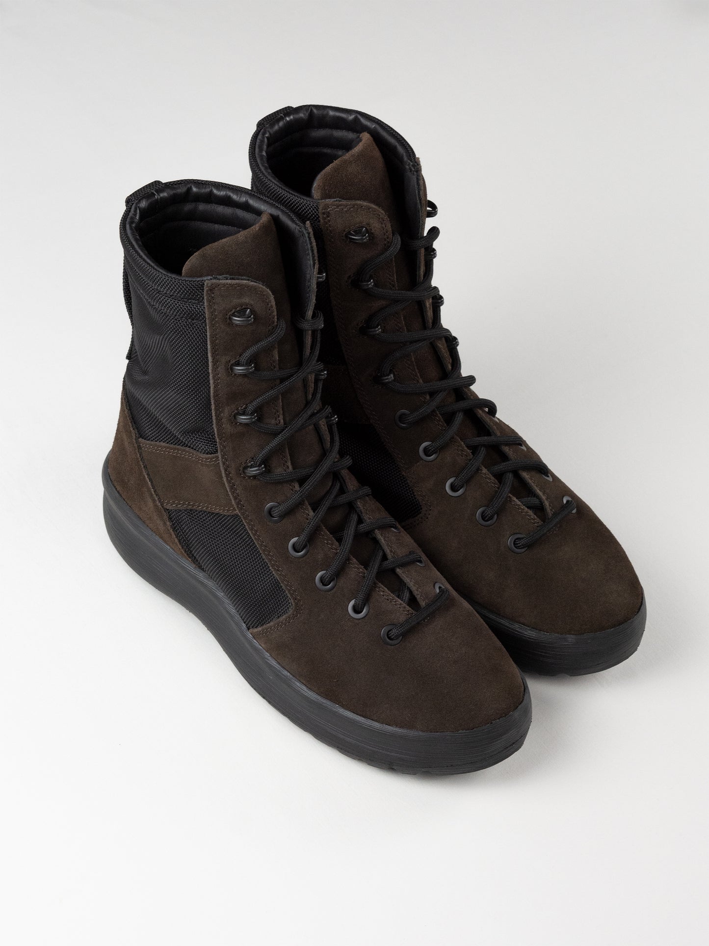 YEEZY Season 7 (2018) - Thick Suede and Nylon Military Boot (Oil) - size 42