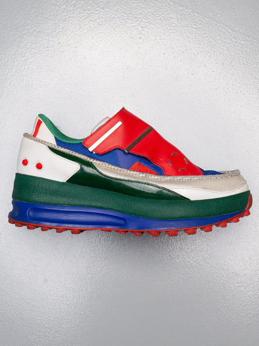adidas X Raf Simons S/S 2014 Super Trekker (red/blue) - size 40 2/3