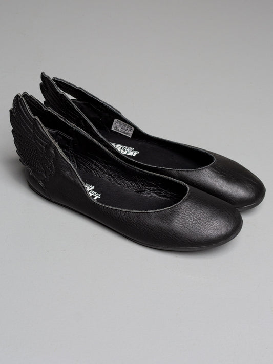 adidas Originals by Jeremy Scott A/W 2011 JS Wings Ballerinas (black) - size 37 1/3
