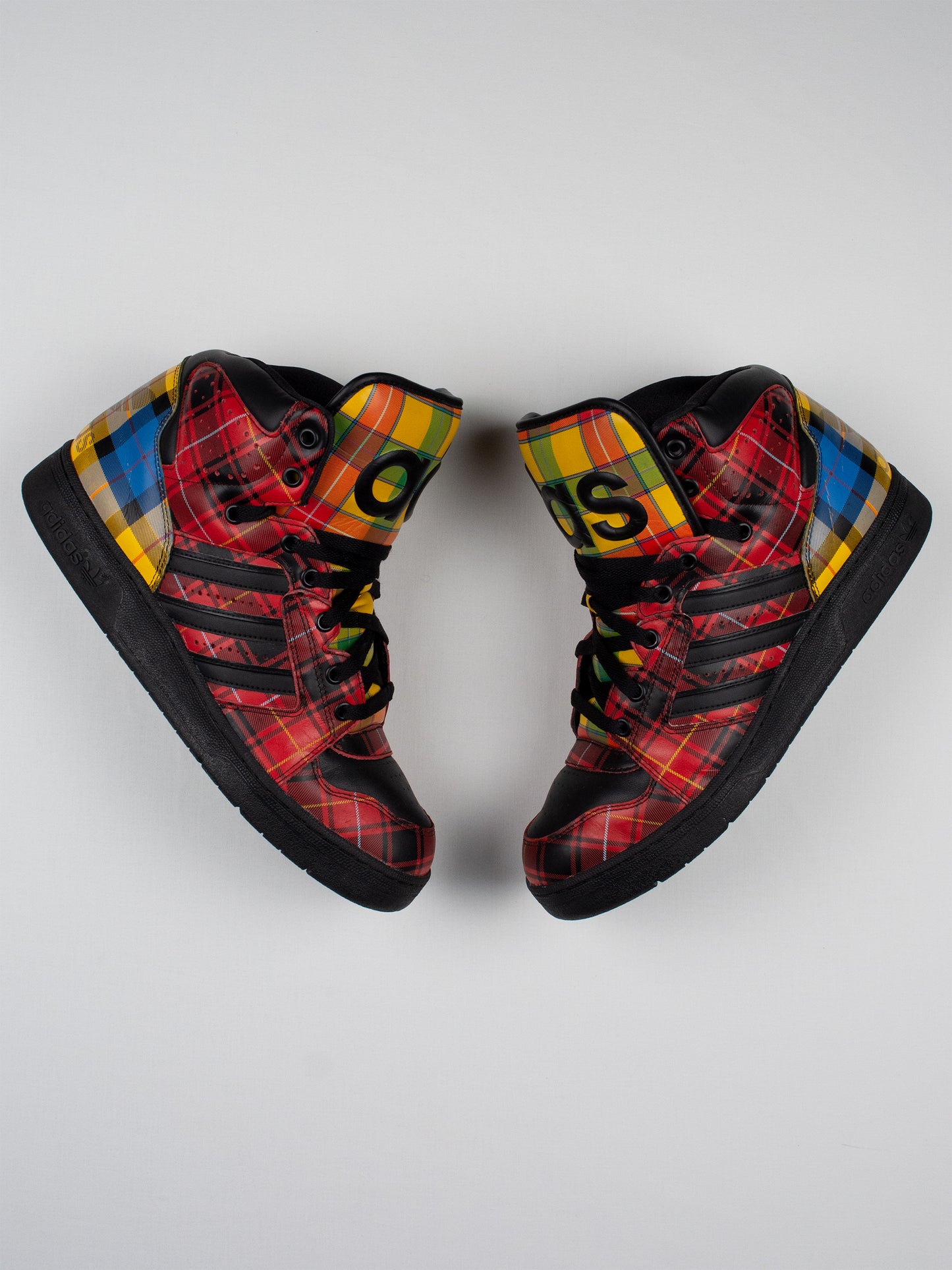 adidas Originals by Jeremy Scott - S/S 2013 - JS Instinct Hi "Plaid" - size 46
