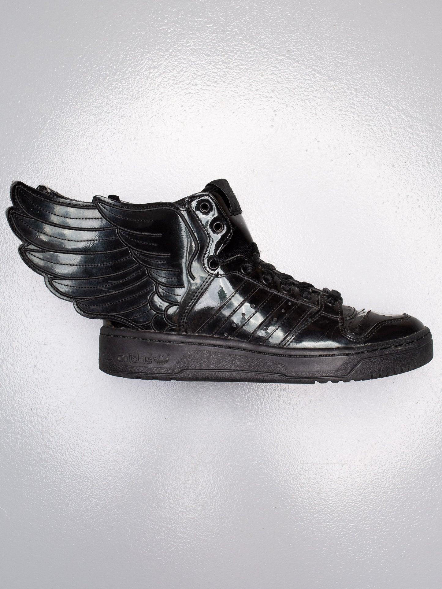 adidas Originals by Jeremy Scott S/S 2013 JS Wings 2.0 "Patent Black" - size 39 1/3