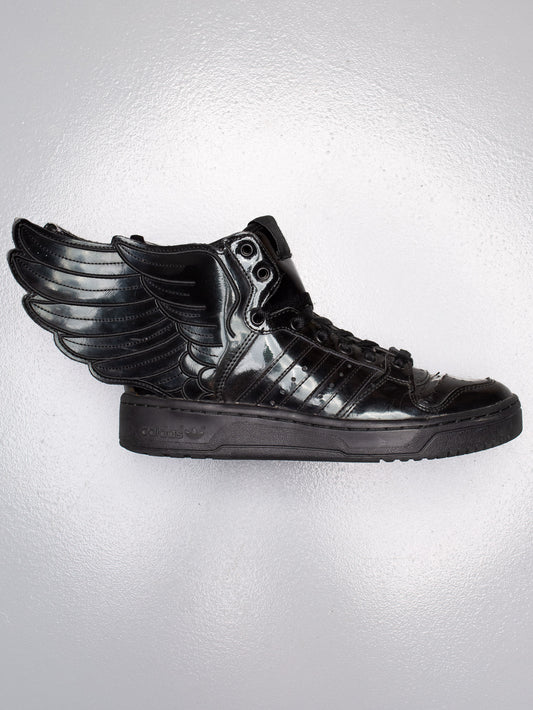 adidas Originals by Jeremy Scott S/S 2013 JS Wings 2.0 "Patent Black" - size 39 1/3