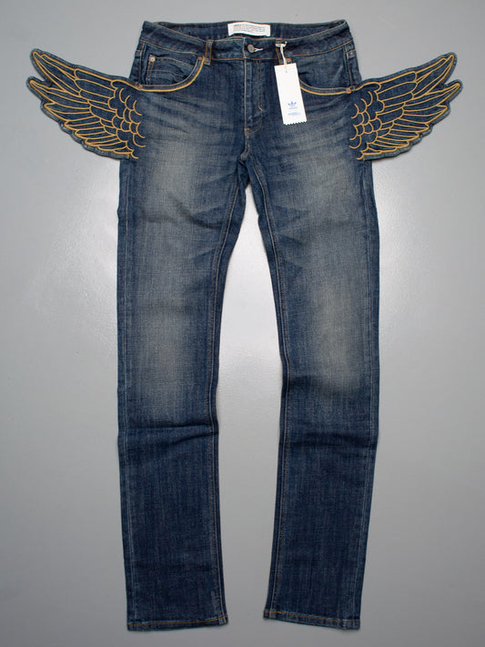 adidas Originals by Jeremy Scott A/W 2011 Wings Cupie JS skinny jeans - size 29