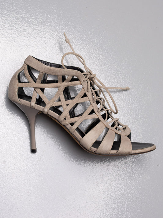 Giuseppe Zanotti suede heels - size 39