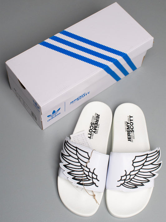 adidas Originals X Jeremy Scott 2022 Monogram Adilette Wings - size 44 1/2