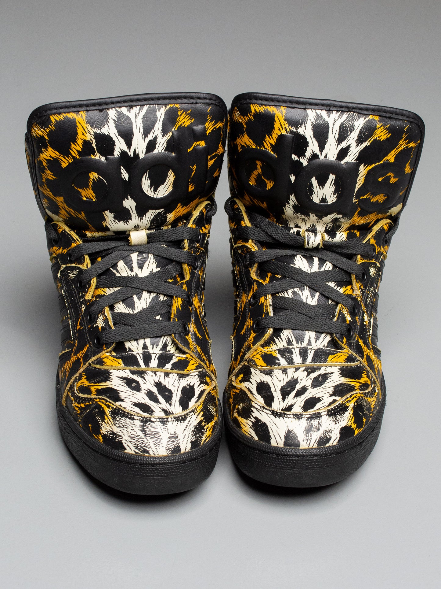 adidas Originals by Jeremy Scott S/S 2014 JS Instinct Hi Leopard - size 41 1/3