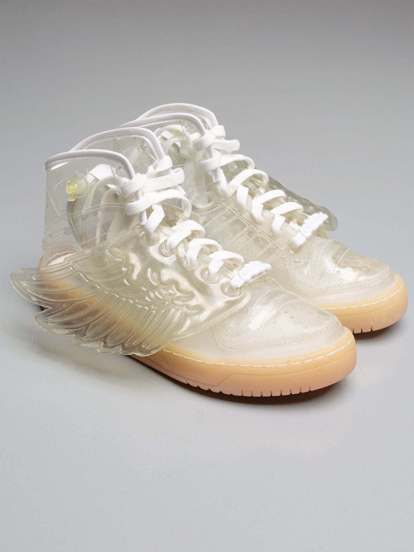 adidas Originals by Jeremy Scott S/S 2011 JS Wings "Clear" - size 39 1/3
