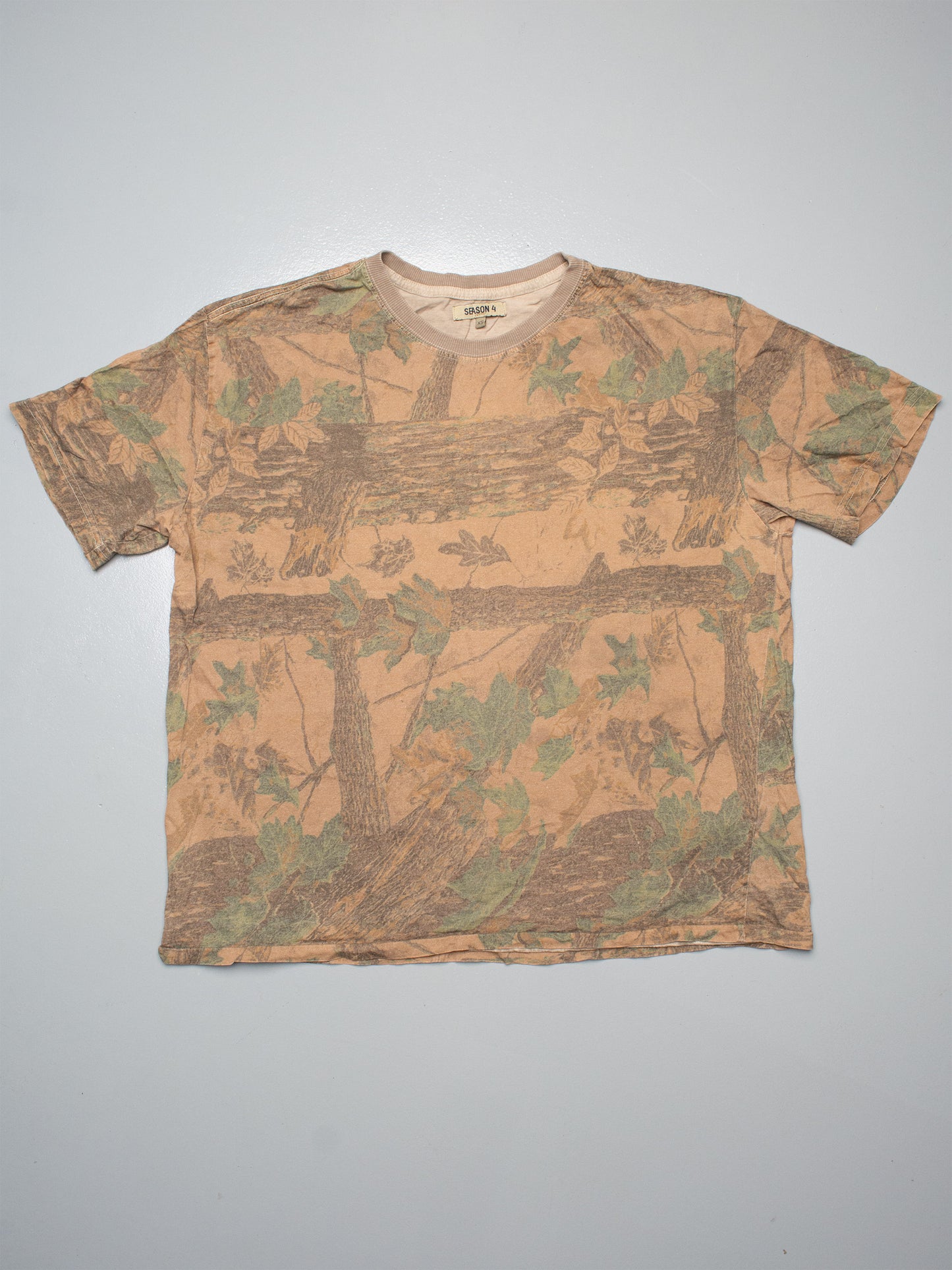 YEEZY Season 4 oversized camo t-shirt - size XS