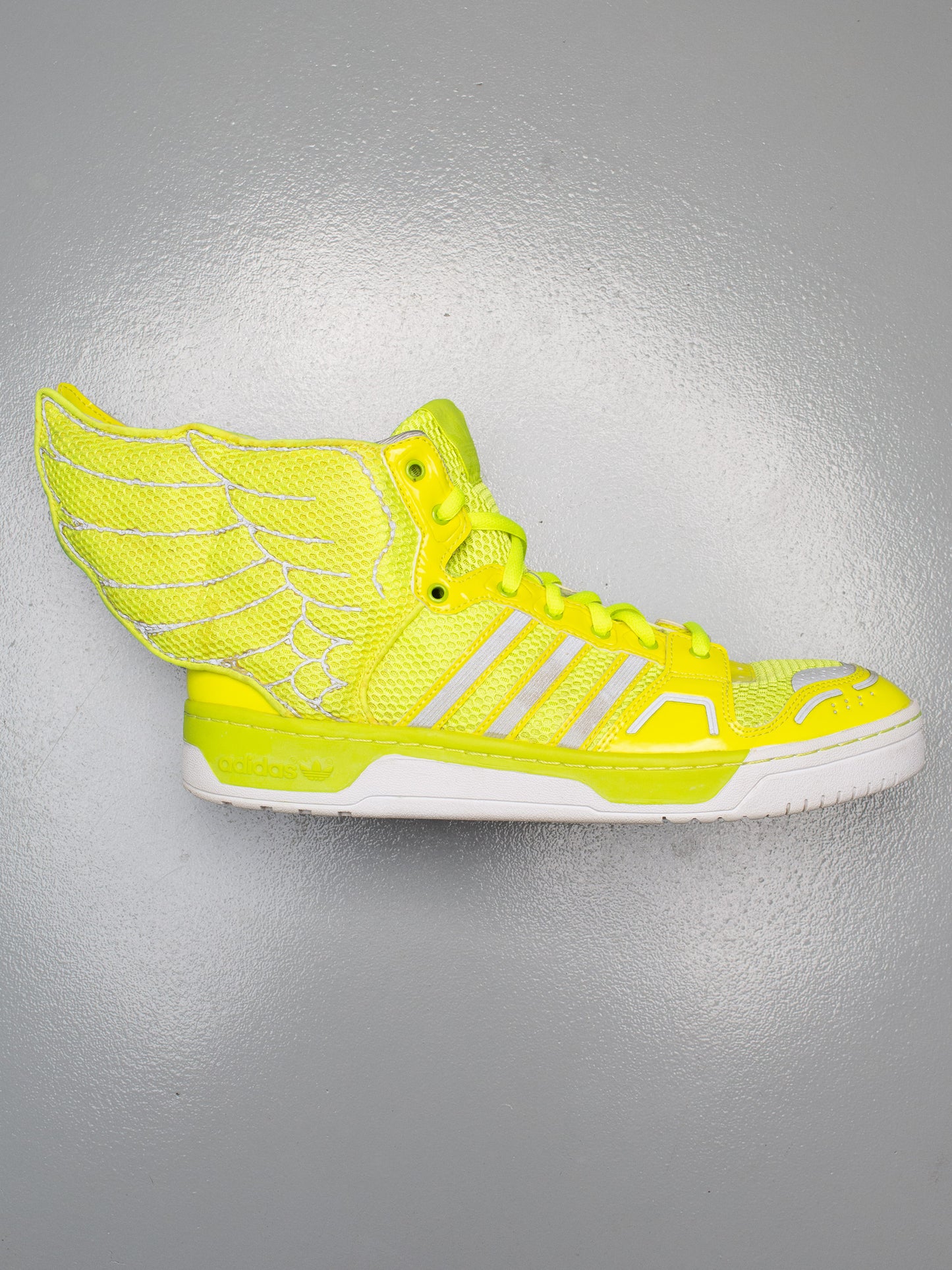 adidas Originals by Jeremy Scott S/S 2014 JS Mesh Wings 2.0 (yellow) - size 49 1/3